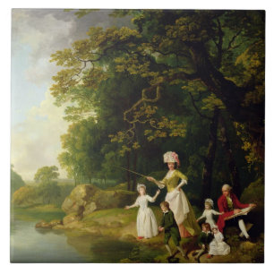 Carreau George et Mary Browne avec leur enfant de cinq