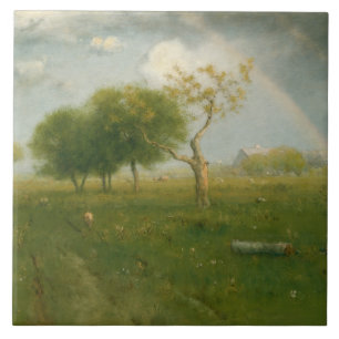 Carreau George Inness - Après une douche d'été