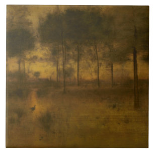 Carreau George Inness - La maison du héron