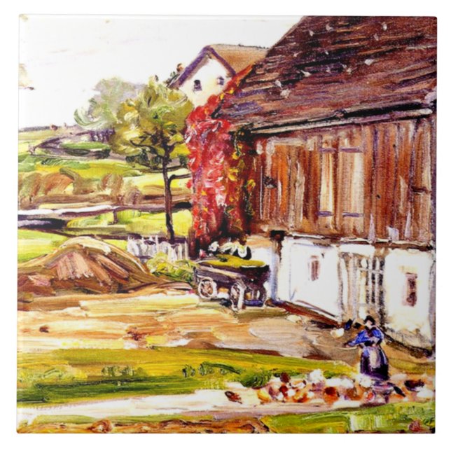 Carreau George Symons - Scène Barnyard (Devant)