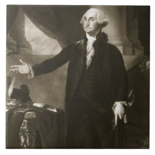 Carreau George Washington, ęr président du Sta uni