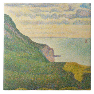 Carreau Georges Pierre Seurat  Paysage marin à Port-en-Be