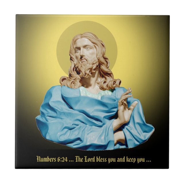 Carreau Gian Lorenzo Bernini Bust of Christ 1679 (Devant)