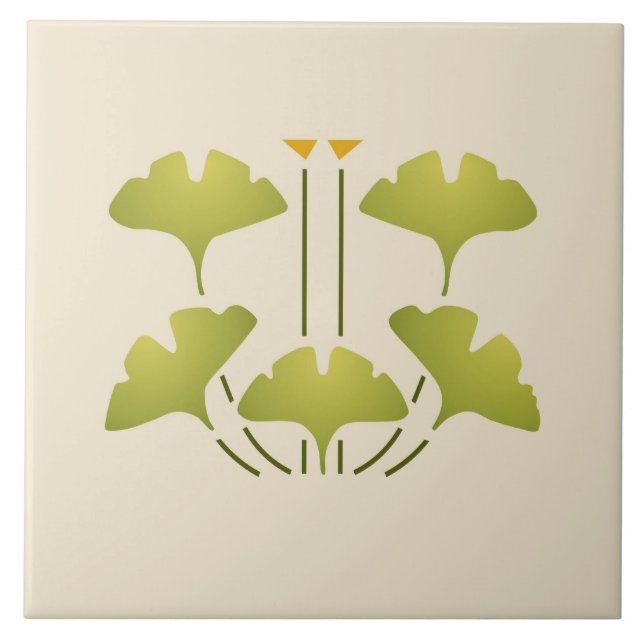 Carreau "Ginkgo " adoptif de Hélène (Devant)