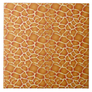 Carreau Giraffe Skin Golden Brown Texture