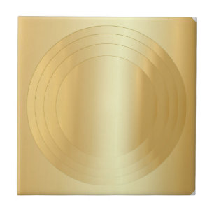 Carreau Glamor Faux Gold Blank Modèle Personnalisé Élégant
