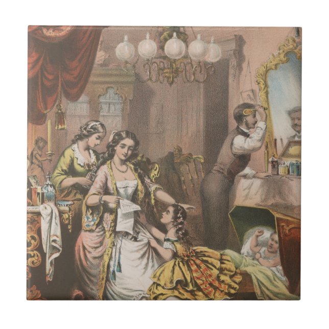 Carreau Glycérine de cacao de Hovey, vers 1860 (Devant)