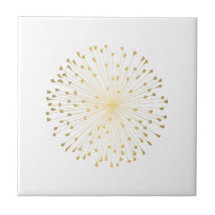 Carreau Gold Dandelion Starburst