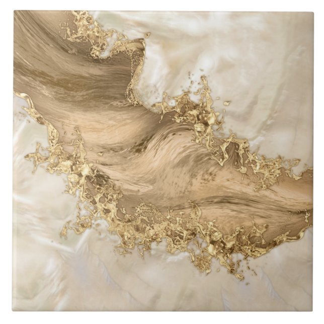 Carreau Gold et Pearl - Splatz et flux (Devant)