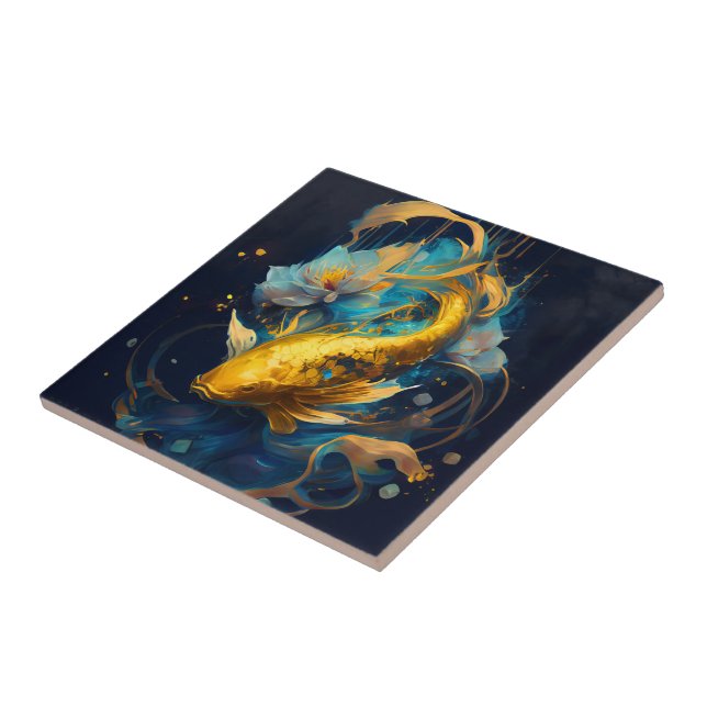Carreau Gold Koi :: (Côté)