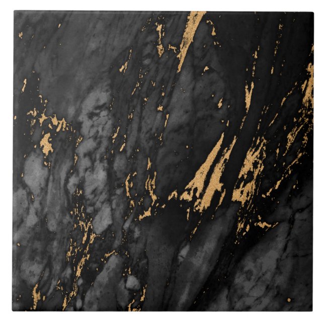 Carreau Gold Marble Pattern  (Devant)