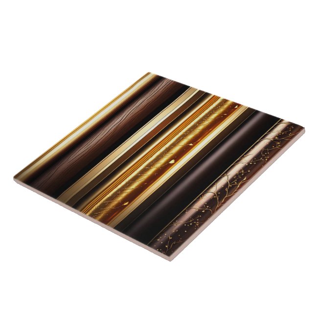 Carreau Gold Modern Wood Art Collection Lamperia (Côté)