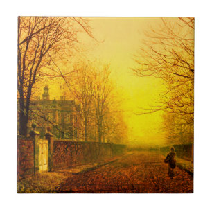 Carreau Golden Autumn John Atkinson Grimshaw