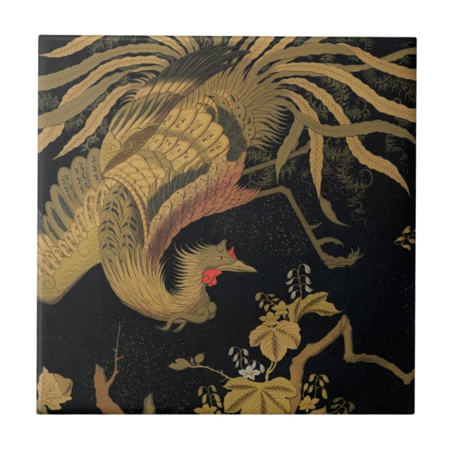 Carreau Golden Bird Classic japonais Antique (Devant)