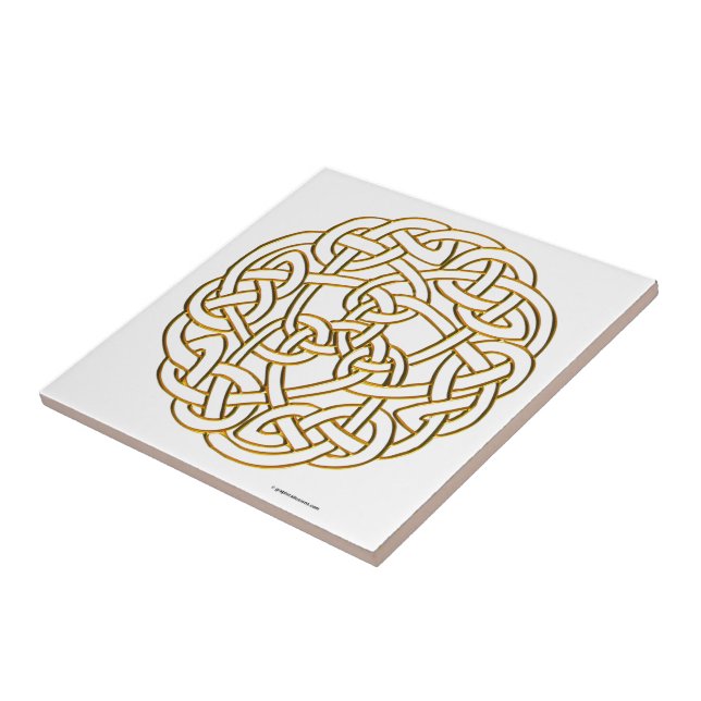 Carreau Golden Celtic Knot (Côté)