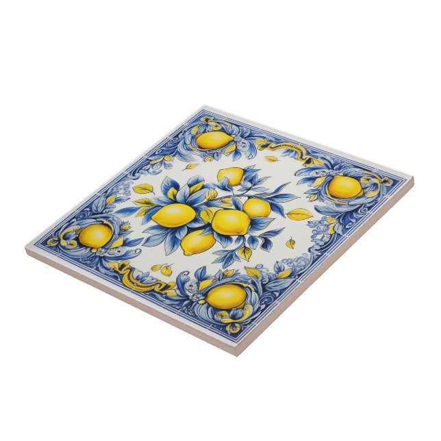 Carreau 🍋 Golden Citrus Elegance (Côté)