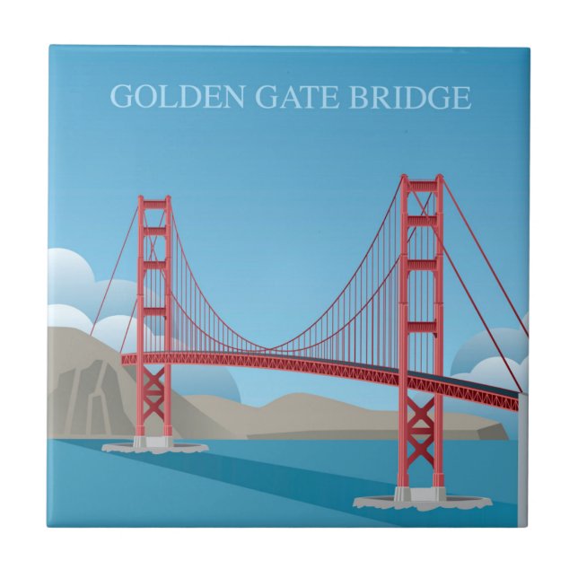 Carreau Golden gate bridge | San Francisco (Devant)