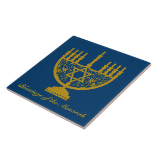 Carreau Golden Menorah