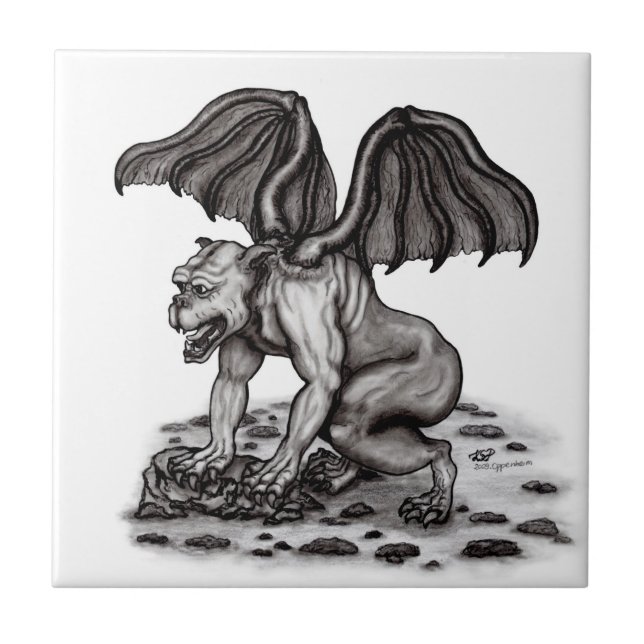 Carreau Golem Gargoyle (Devant)