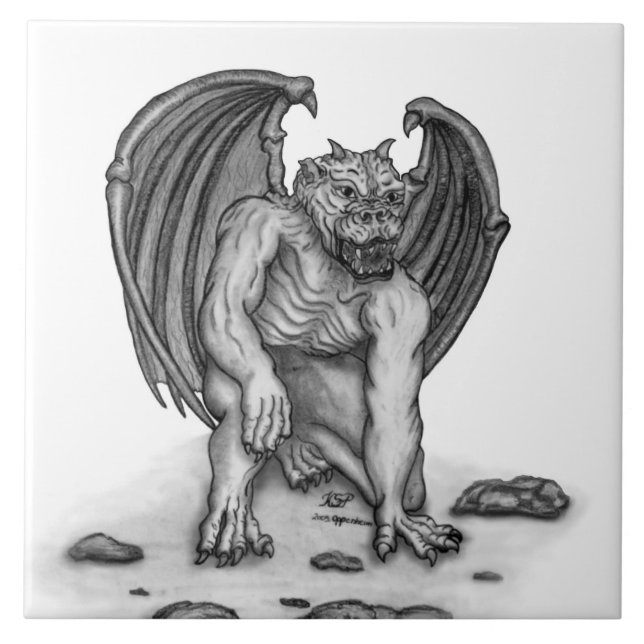 Carreau Golem Gargoyle (Devant)