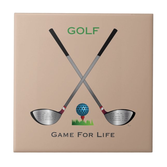 Carreau GOLF - Jeu pour la vie (Devant)
