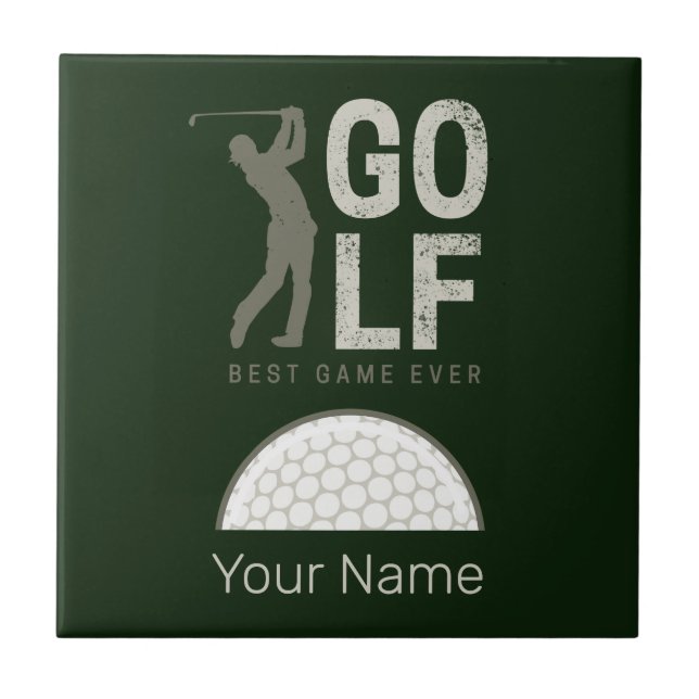 Carreau Golf Sport Meilleur Jeu Ever pour les golfeurs et  (Devant)