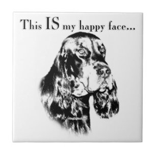 Carreau Gordon Setter Happy Face