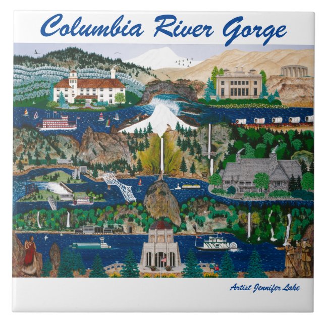Carreau Gorge Columbia River (Devant)