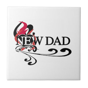 Carreau Gothic Heart New Dad T-shirts et cadeaux