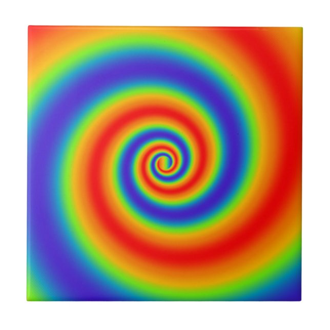 Carreau Gradient du Colorful Spiral Effect (Devant)