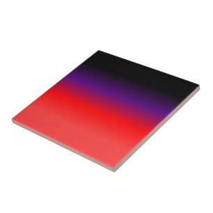 Carreau Gradient noir, pourpre et rouge