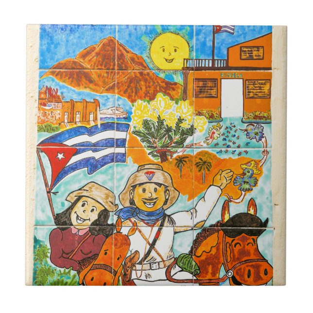 Carreau Graffiti à La Havane, Cuba (Devant)