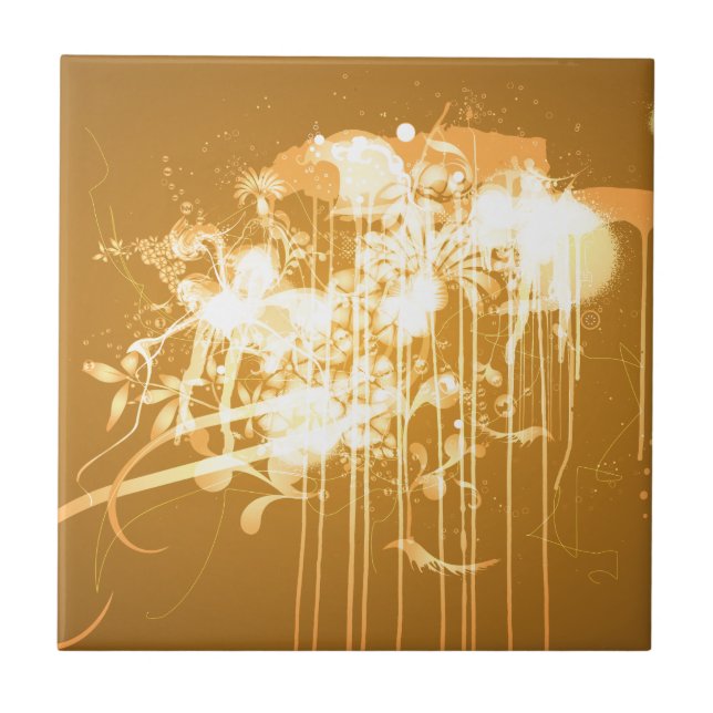 Carreau Graffiti abstrait (Devant)