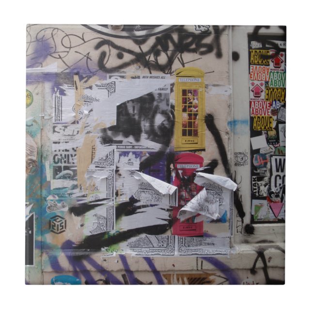 Carreau Graffiti de Londres (Devant)