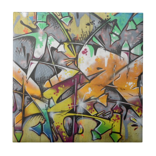 Carreau Graffiti de rue (Devant)