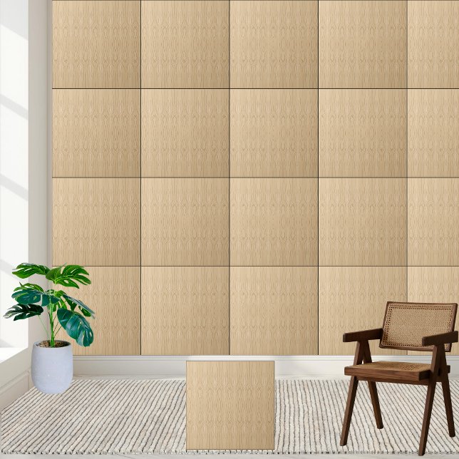 Carreau Grain de bois moderne et rustique Abstrait (Modern & Rustic Wood Grain Abstract Ceramic Tile)