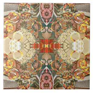 Carreau Grande (6" X 6") tuile en céramique vintage de