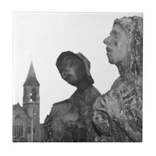 Carreau Grande famine des statues de l'Irlande à Dublin