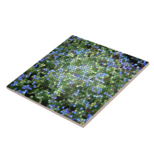 Carreau Grande tuile, verre souillé Manip de Blue&Green.