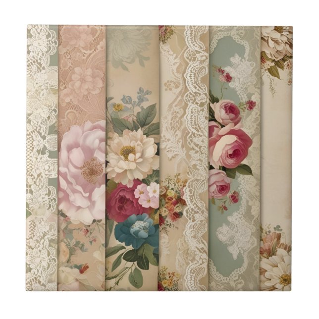 Carreau Grandes bandes Vintages (Devant)