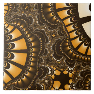 Carreau Grandes vignettes de nettoyage Brown de café pers