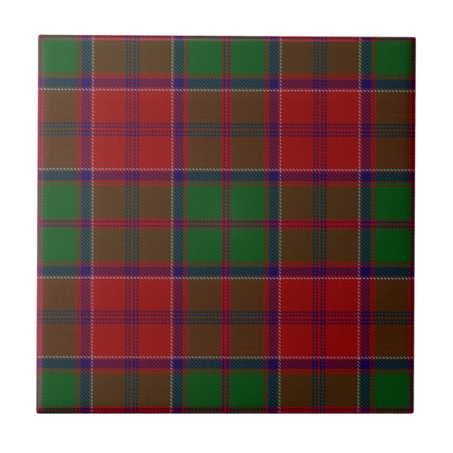 Carreau Grant Clan Chasse Tartan Plaid (Devant)