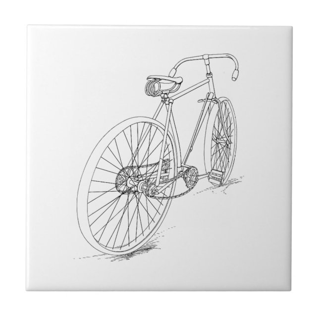 Carreau Graphique de bicyclette (Devant)