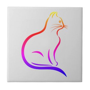 Carreau Graphique de chat