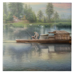 Carreau Graphique de pêche