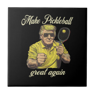 Carreau Graphiques amusants pour les amateurs de pickle ba