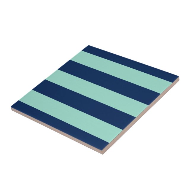 Carreau Gras Seafoam Vert et Bleu foncé (Côté)
