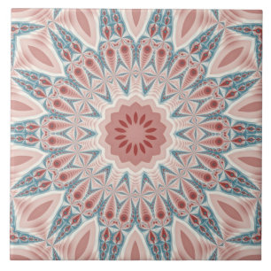 Carreau Grattez moderne Kaleidoscope Mandala art fractal