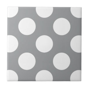 Carreau Gray Polka Dots, Polka Dot Pattern, Dots