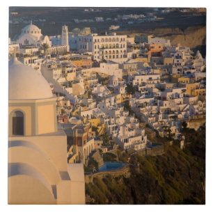 Carreau Grèce et île grecque de Santorin ville de